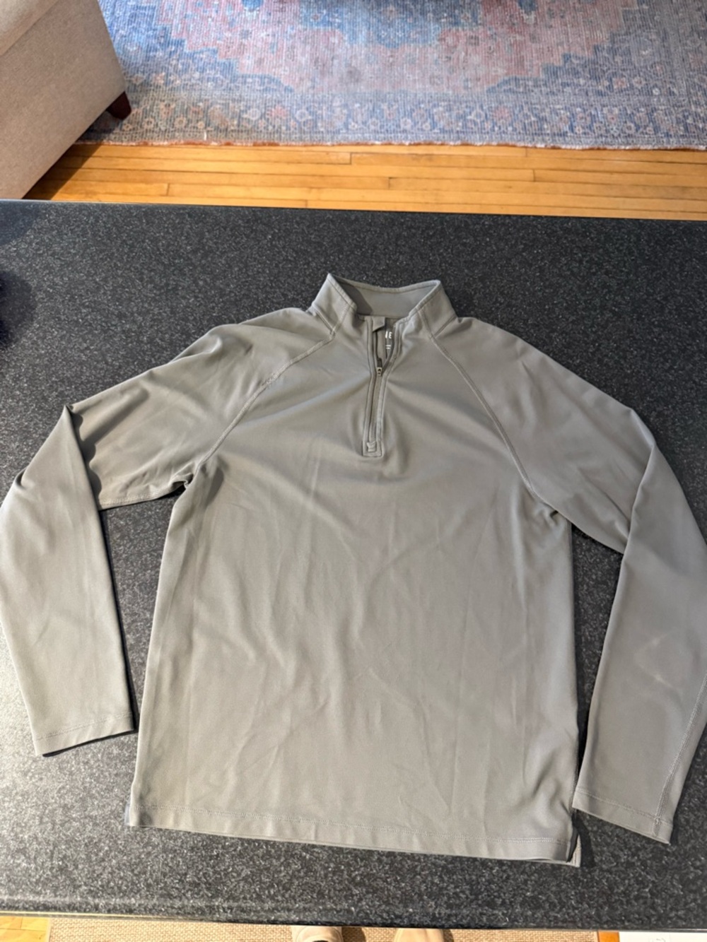 RHONE Dark Gray Performance Pullover